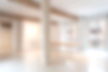 Parlak ve havadar modern bir iç tasarım. Minimalist tasarımı sergiliyor. Uzay doğal ışık, yumuşak tonlar ve temiz çizgiler içerir, sakin bir atmosfer yaratır..