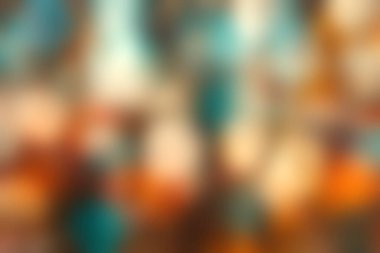 Bu soyut arka plan, çeşitli yaratıcı projeler için ideal yumuşak odaklı ve sıcak tonlu renkli bir bokeh efekti içerir. Dinamik ışık neşeli bir ortam yaratır..