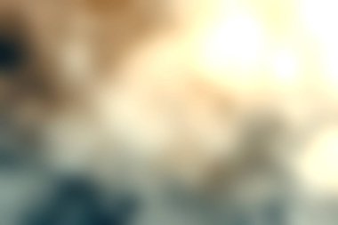 Yumuşak krem, kahverengi ve mavi tonlardan oluşan güzel soyut akışkan sanat arka planı. Tasarım projeleri veya sanatsal ilham için ideal.