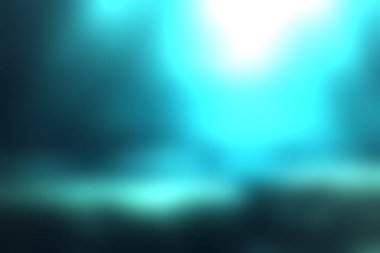 Sakin suyun içinden süzülen, aşağıdaki pürüzsüz kayaları aydınlatan yumuşak ışık ışınlarını gösteren büyüleyici bir sualtı sahnesi. Doğa ve sükunet temaları için ideal.