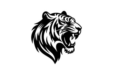 Kaplan Başı Vektör illüstrasyonu