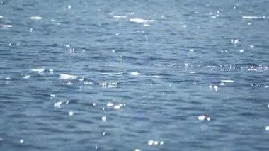 dalgalı deniz suyu yüzeyi.