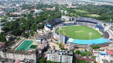 Stadyumun hava manzarası.