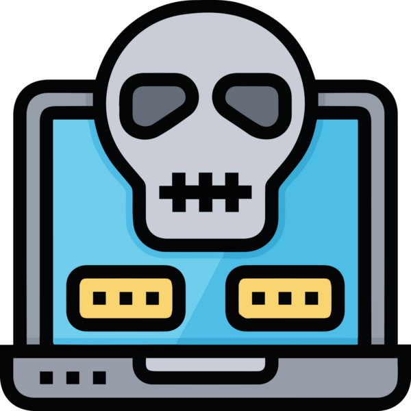 Modern Grafik ve Minimalist Tasarım ile Kalın Kafatası Simgesi Katı Renk İllüstrasyonu