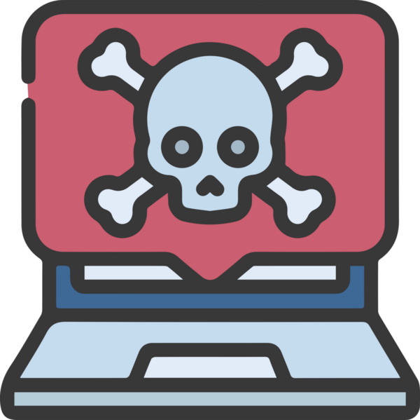 Modern Grafik ve Minimalist Tasarım ile Kalın Kafatası Simgesi Katı Renk İllüstrasyonu