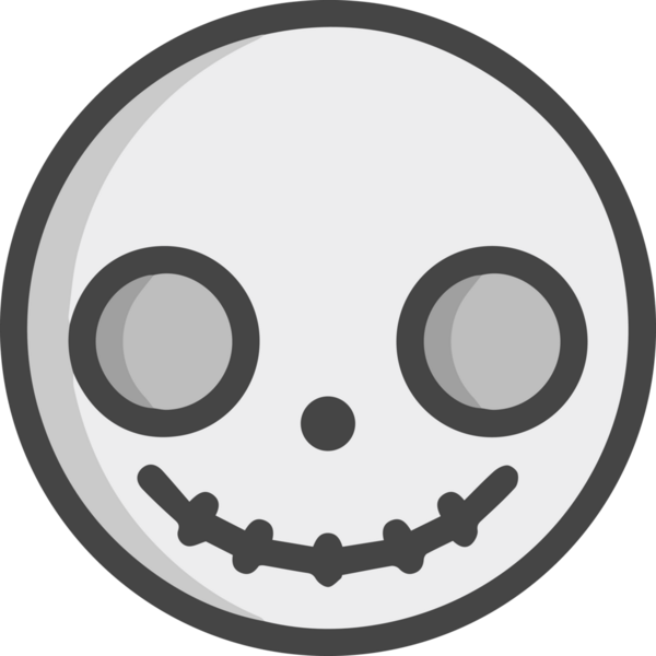 Modern Grafik ve Minimalist Tasarım ile Kalın Kafatası Simgesi Katı Renk İllüstrasyonu