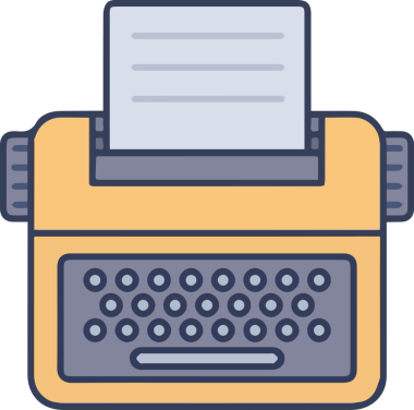 Basit Yazıcı Simgesi Simgesi Minimalist Tasarım ile PNG Biçiminde