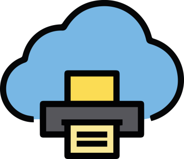 Basit Yazıcı Simgesi Simgesi Minimalist Tasarım ile PNG Biçiminde