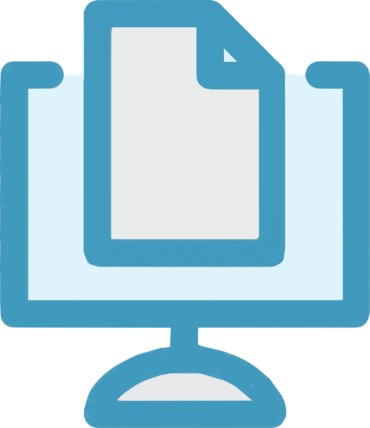 Basit Yazıcı Simgesi Simgesi Minimalist Tasarım ile PNG Biçiminde