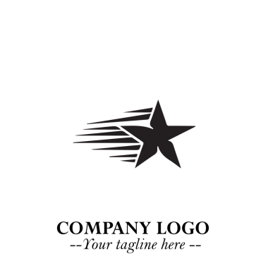 Kimlik tasarımı için şeffaf arkaplan, modern grafik simgesi, web, uygulama, şirket logosu, pazarlama ve yaratıcı görsel projeler için uygun basit minimalist şekil olan PNG biçiminde yıldız logosu.