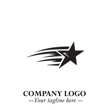 Kimlik tasarımı için şeffaf arkaplan, modern grafik simgesi, web, uygulama, şirket logosu, pazarlama ve yaratıcı görsel projeler için uygun basit minimalist şekil olan PNG biçiminde yıldız logosu.