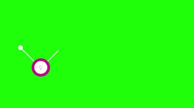 Yeşil Ekranda İş Akışı İşlem Süreci Diyagramı Canlandırması