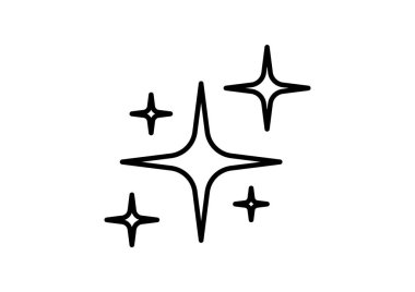 A vector graphic featuring star shapes, perfect for holiday and christmas themed designs. This simple and elegant design adds a touch of sparkle and shine to any project, creating a festive atmosphere.