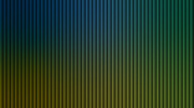 Dikey tırtıklı doku, maviden yeşile doğru eğimli.