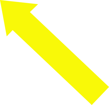 Sağ tarafı gösteren parlak sarı ok