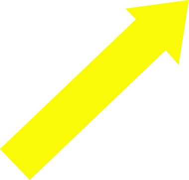 Yukarı bakan parlak sarı ok