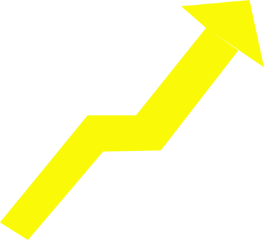 Parlak sarı ok göstergesi