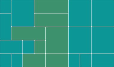 Çok yönlü bir düzen şablonu sakinleştirici bir gök mavisi renginde üç farklı blok içerir. Bloklar çeşitli içerik türlerine göre düzenlenir ve web tasarım sunumları veya pazarlama malzemeleri için uygun hale getirilir. Temiz çizgiler ve minimalist aest