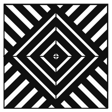 Soyut siyah beyaz çizgi deseninin vektör çizimi, pürüzsüz arkaplan