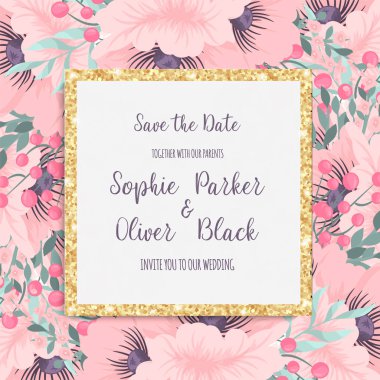 güzel çiçek arkaplan vektörü illüstrasyonu