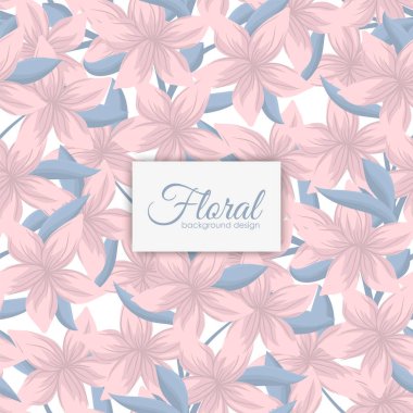 Vektördeki Kusursuz Çiçeksiz Moda. Duvar Kağıdı