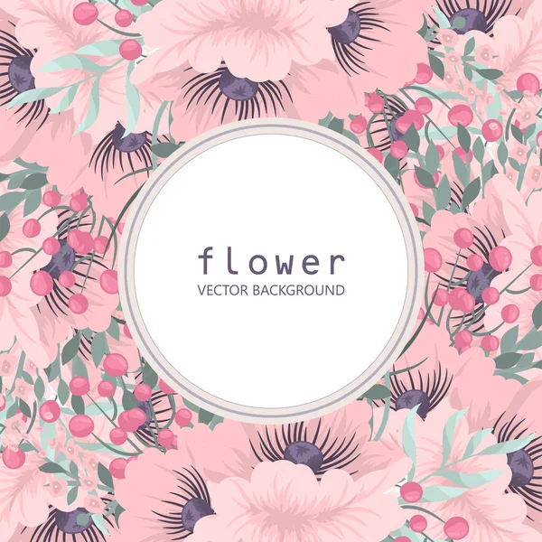 Beautiful Flower Background Vector Illustration — Stock Vector