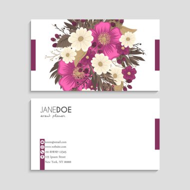 İş kartı. Klasik dekoratif elementler. Süslü çiçek kartvizitleri, oryantal desenler, vektör çizimleri..