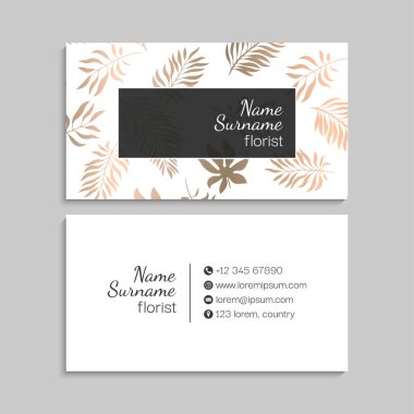 Soyut kartvizit şablonu ayarla