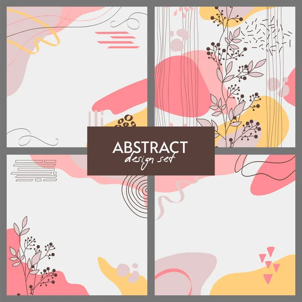 Abstrakter Hintergrund Moderne Design Vorlage Minimalistischem Stil Stilvolles Cover Für — Stockvektor