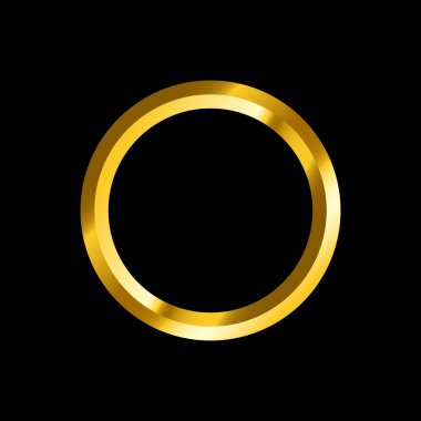 Siyah Arkaplanda Şatafatlı Altın Yüzük Zarif Mücevher Tasarımı