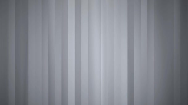 Abstrakt djup vit grå färg randiga linjer 4K 3D Loop Animation Ny rörelse bakgrund — Stockvideo
