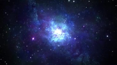 4k 3D Nebula Galaksisi, Evren 'de Uçuş, Uzay Seyahati, Gezgin Kozmos, Nasa Döngüsü arka planı