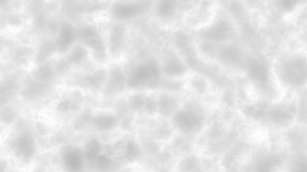 3d weergave van wit abstract patroon van vloeibare golf rimpelingen 4k naadloze lus animatie. — Stockvideo
