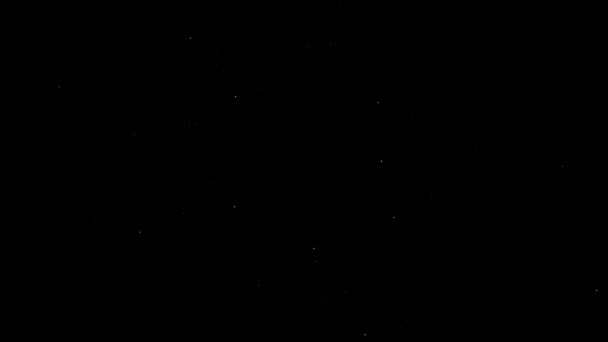 Streszczenie Cząstka gwiazdy Szybka podróż Pętla Animacja tło. — Wideo stockowe