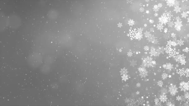 Weihnachten, Snowy Schleife Hintergrund. Winterlandschaft für frohe Weihnachten