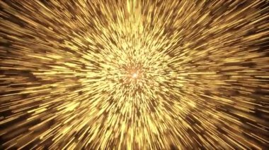 4K soyut parçacıklar altın bokeh sim ödülleri döngü hareketi arkaplan animasyonu.