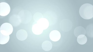 Soyut Temiz Beyaz Bokeh Arkaplan Döngüsü Bokeh dairelerini canlandırılmış arkaplanı gösterir.