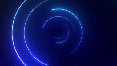 3d 4K uçuş tünel dönüş döngüsü Arkaplan Canlandırması.