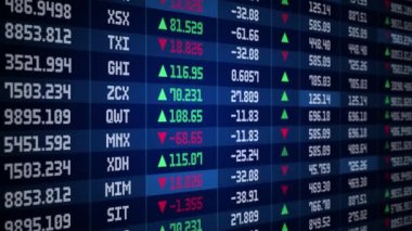 Borsa endekslerinin yükselişi ve düşüşü, menkul kıymetler piyasası döngüsü arka planı.