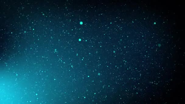 4K Beautiful Shining Glittering Particles Abstract Motion Background — Stock video