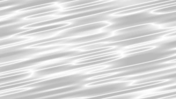 ホワイトグレーシルバー輝き高級美しい抽象ループの背景. — ストック動画