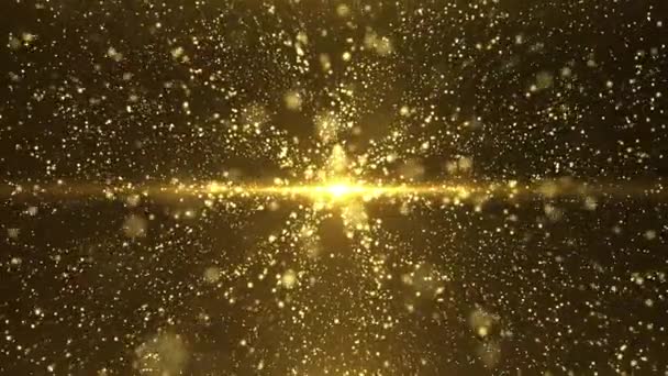 4K Loop Golden Stars και Particles Event Backgrounds. — Αρχείο Βίντεο