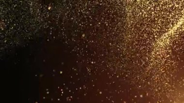 Titreyen yıldızlar parçacık döngüsü soyut döngü arkaplanı.