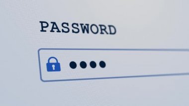 Şifreyi girin. Hesabına giriş yap Canlandırma.