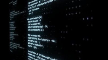 Modern teknoloji program geliştirme ve engelleme konsepti animasyonu.