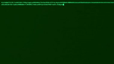 Yeşil Hackleme sistemi, dosya bozulması, veri kaybı, programlama komutları ekranda.
