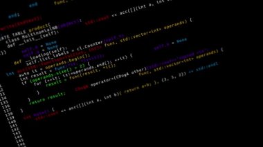 Boş bir ekran döngüsü canlandırmasını doldurmak için Bilgisayar Kodu kodlama süreci programlanıyor.