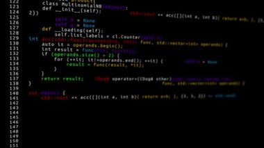 Sayısal Hacker Programı Siber Ekran Kodlaması Gelecek Hackleme Kodları Döngüsü Arkaplanı