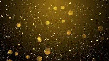 Titreyen yıldızlar parçacık döngüsü soyut döngü arkaplanı.