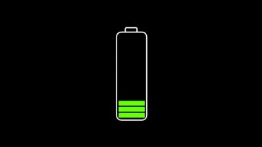 Pil göstergesi 100 'e kadar doluyor. Elektrikli pil artırıcı şarj canlandırması.